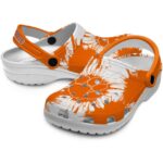 Clemson Tigers Splatter Graphics Crocs Best selling
