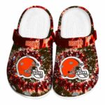 Cleveland Browns Radiant Burst Effect Crocs Best selling