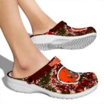 Cleveland Browns Radiant Burst Effect Crocs Best selling