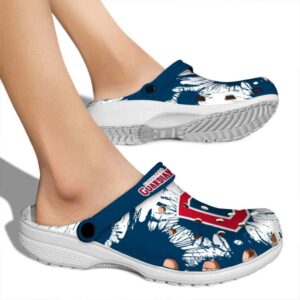 Cleveland Guardians Splatter Graphics Crocs High quality