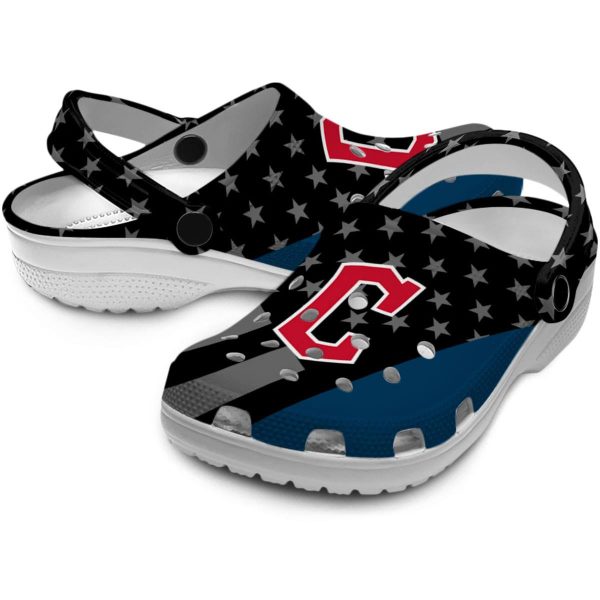 Cleveland Guardians Stellar Stripes Theme Crocs Latest Model
