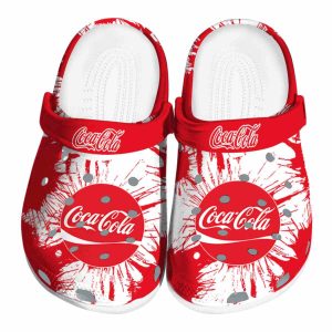Cocacola Splatter Graphics Crocs Best selling