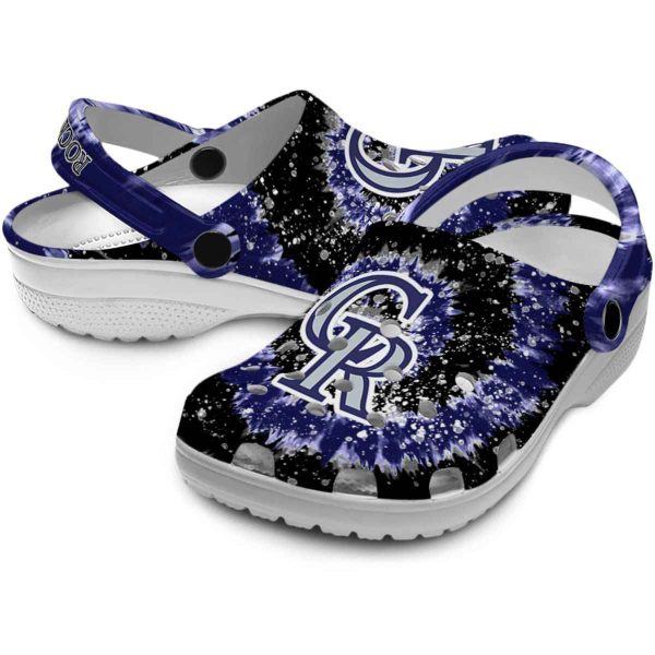 Colorado Rockies Radiant Burst Effect Crocs Latest Model
