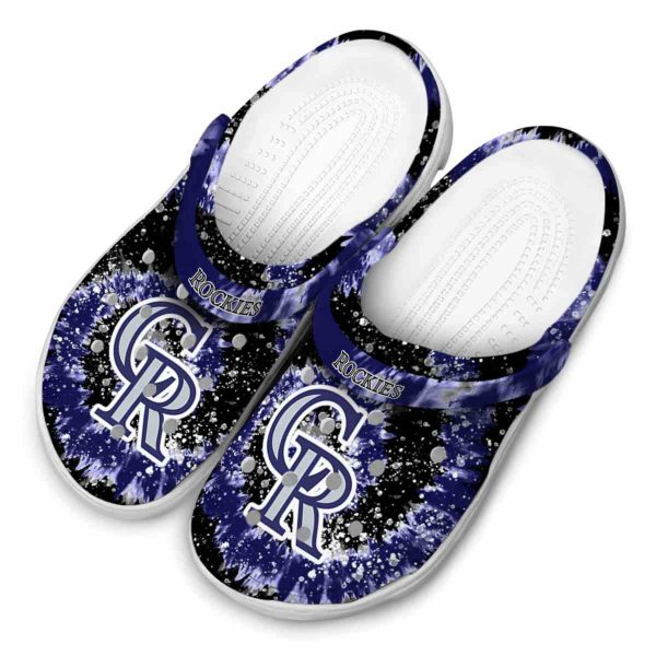 Colorado Rockies Radiant Burst Effect Crocs Trendy