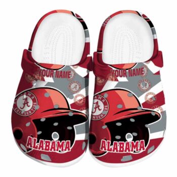 Custom Alabama Crimson Tide Baseball Helmet Crocs Best selling