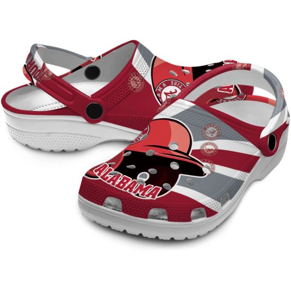 Custom Alabama Crimson Tide Baseball Helmet Crocs Latest Model