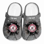 Custom Alabama Crimson Tide Cracked Ground Texture Crocs Best selling