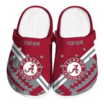 Custom Alabama Crimson Tide Football Motif Crocs Best selling