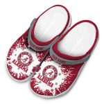Custom Alabama Crimson Tide Splash Art Crocs Best selling