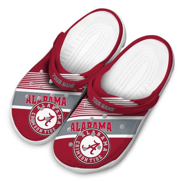 Custom Alabama Crimson Tide Vibrant Dual Tone Crocs Trendy