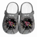 Custom Arizona Cardinals Cracked Ground Texture Crocs Best selling