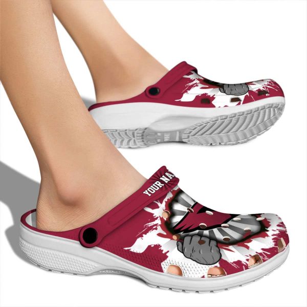 Custom Arizona Cardinals Gripping Hand Crocs High quality