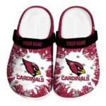 Custom Arizona Cardinals Splash Art Crocs Best selling