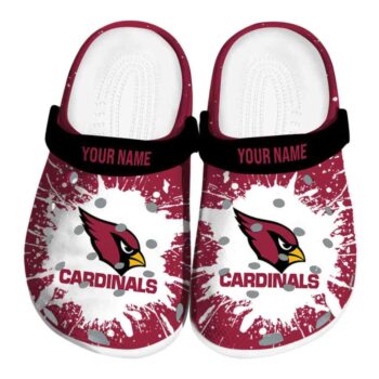 Custom Arizona Cardinals Splash Art Crocs Best selling