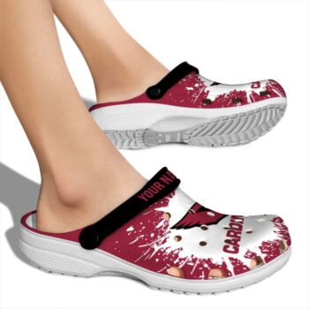 Custom Arizona Cardinals Splash Art Crocs High quality