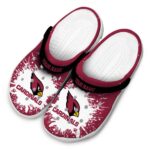 Custom Arizona Cardinals Splash Art Crocs Best selling