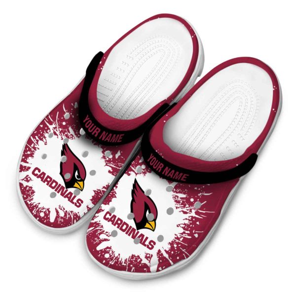 Custom Arizona Cardinals Splash Art Crocs Trendy