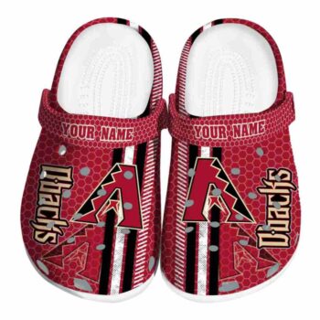Custom Arizona Diamondbacks Contrasting Stripes Crocs Best selling