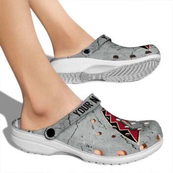 Custom Arizona Diamondbacks Cracked Texture Crocs High quality