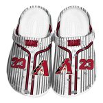 Custom Arizona Diamondbacks Pinstripe Pattern Crocs Best selling