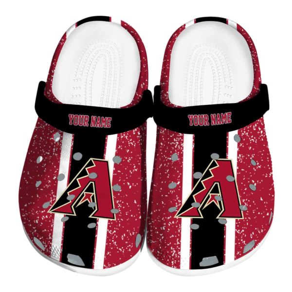Custom Arizona Diamondbacks Vertical Stripes Crocs Best selling