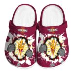 Custom Arizona State Sun Devils Gripping Hand Crocs Best selling