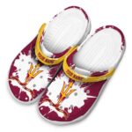 Custom Arizona State Sun Devils Splatter Pattern Crocs Best selling