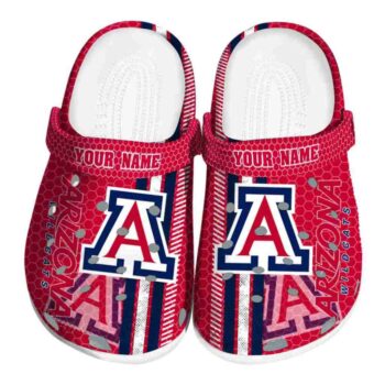 Custom Arizona Wildcats Contrasting Stripes Crocs Best selling