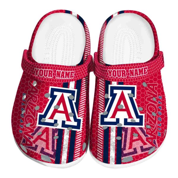 Custom Arizona Wildcats Contrasting Stripes Crocs Best selling