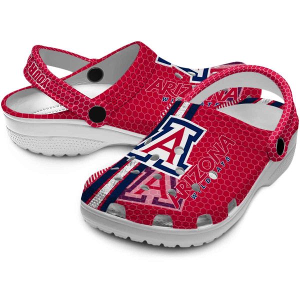 Custom Arizona Wildcats Contrasting Stripes Crocs Latest Model