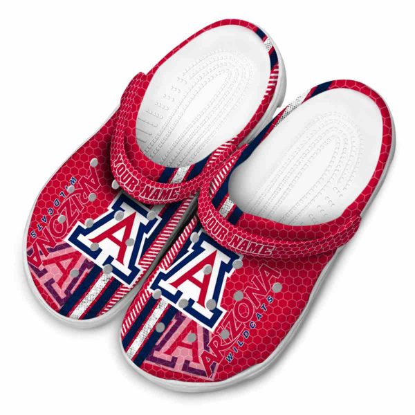 Custom Arizona Wildcats Contrasting Stripes Crocs Trendy