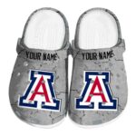 Custom Arizona Wildcats Cracked Texture Crocs Best selling