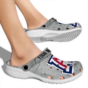 Custom Arizona Wildcats Cracked Texture Crocs High quality