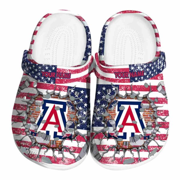Custom Arizona Wildcats Freedom Splinter Crocs Best selling