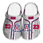 Custom Arizona Wildcats Pinstripe Pattern Clog 1 Custom Arizona Wildcats Pinstripe Pattern Crocs Best selling