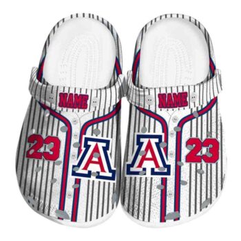 Custom Arizona Wildcats Pinstripe Pattern Crocs Best selling