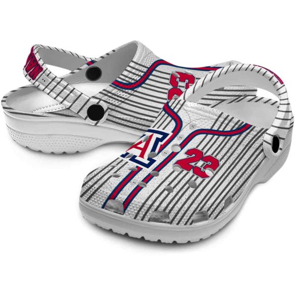 Custom Arizona Wildcats Pinstripe Pattern Crocs Latest Model