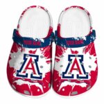 Custom Arizona Wildcats Splatter Pattern Clog 1 Custom Arizona Wildcats Splatter Pattern Crocs Best selling