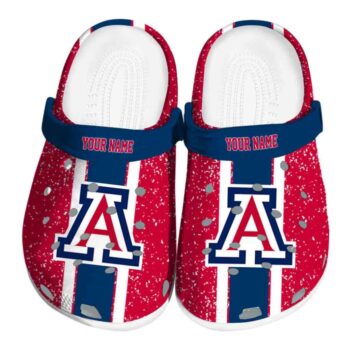 Custom Arizona Wildcats Vertical Stripes Crocs Best selling