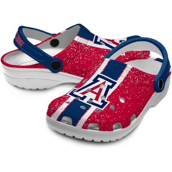 Custom Arizona Wildcats Vertical Stripes Crocs Latest Model