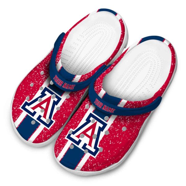 Custom Arizona Wildcats Vertical Stripes Crocs Trendy