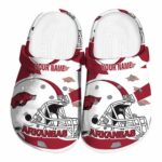 Custom Arkansas Razorbacks Football Helmet Crocs Best selling