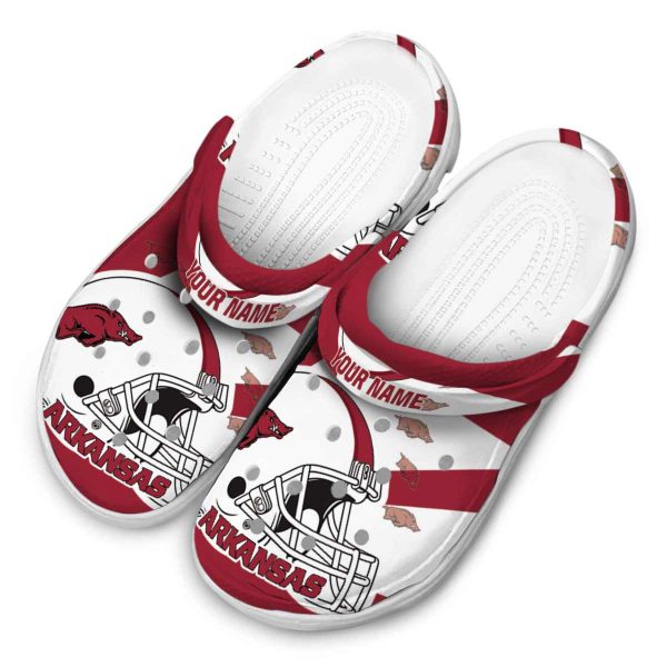 Custom Arkansas Razorbacks Football Helmet Crocs Trendy