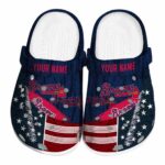 Custom Atlanta Braves Star Spangled Side Pattern Crocs Best selling
