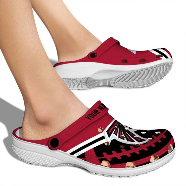 Custom Atlanta Falcons Football Motif Crocs High quality