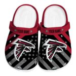 Custom Atlanta Falcons Star Spangled Graphic Crocs Best selling