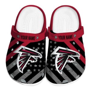 Custom Atlanta Falcons Star Spangled Graphic Crocs Best selling