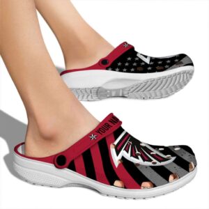 Custom Atlanta Falcons Star Spangled Graphic Crocs High quality