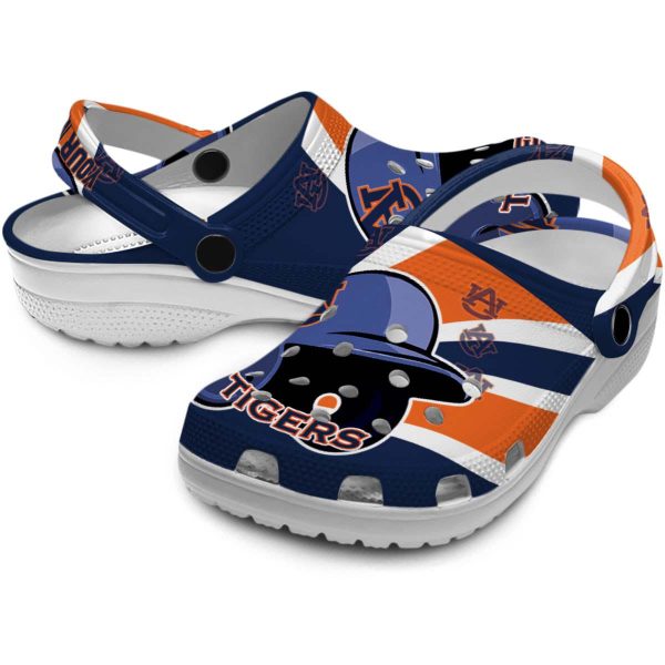 Custom Auburn Tigers Baseball Helmet Crocs Latest Model