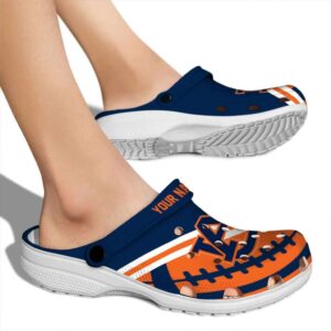 Custom Auburn Tigers Football Motif Crocs High quality